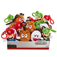 Nintendo - Mario Bros. Plush Clip Ons - Assorted - Chosen at random
