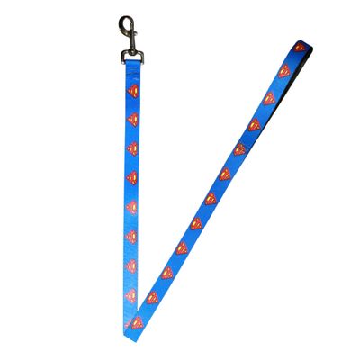 Superman Leash Blue 