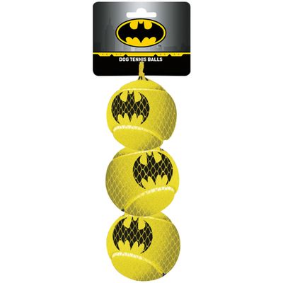 Batman Squeaky Tennis Ball Pack of 3 