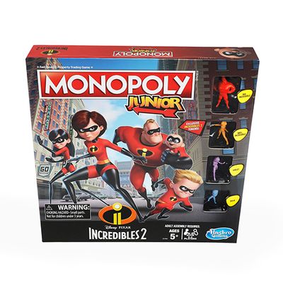 The Incredibles 2 Monopoly Junior 