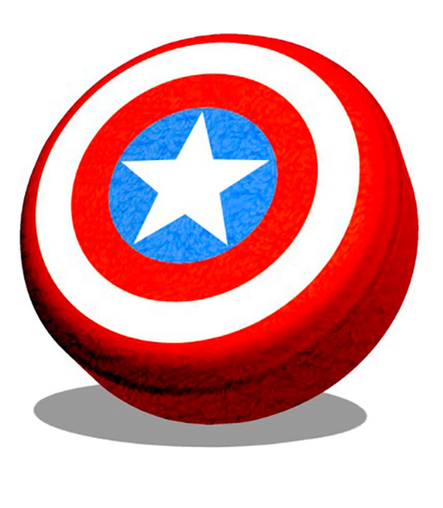 Captain America Plush Dog Toy 