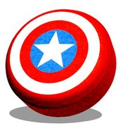 Captain America Plush Dog Toy 