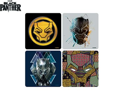 Black Panther 4 pack Coaster Set 
