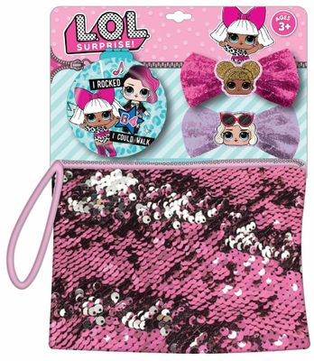 LOL Suprise Sequin Purse Set 