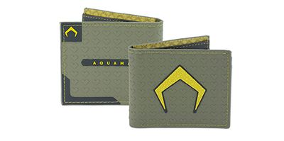 Aquaman Rubber Emblem Wallet 
