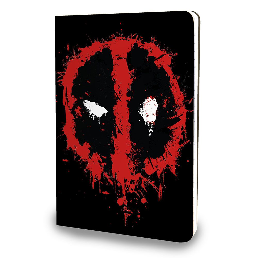 Deadpool Splatter Logo Journal 