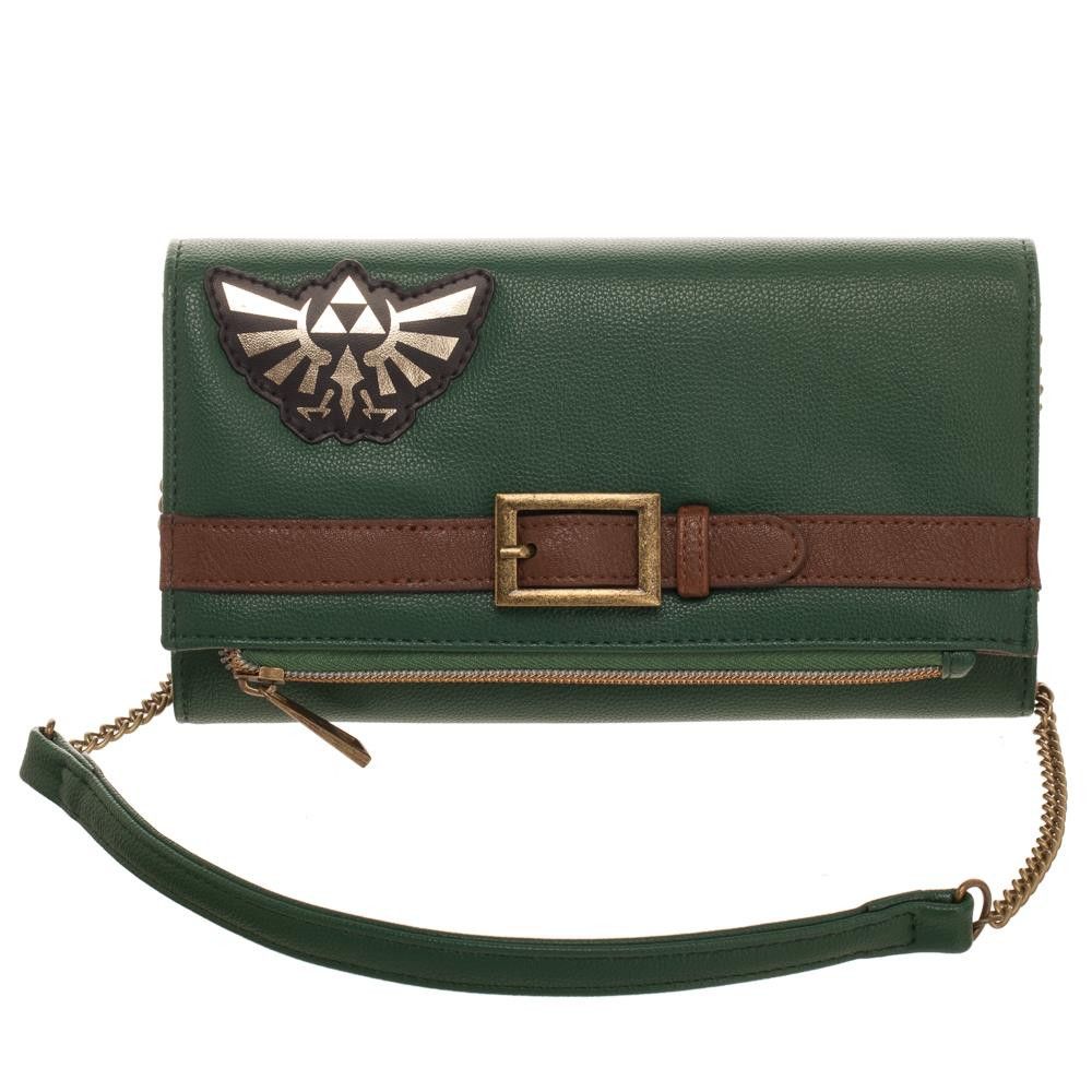 Madison Leather Crossbody Foldover Clutch