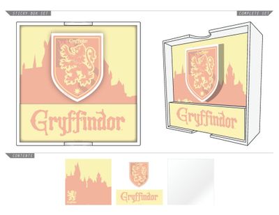 Harry Potter: Gryffindor Sticky Note Set 