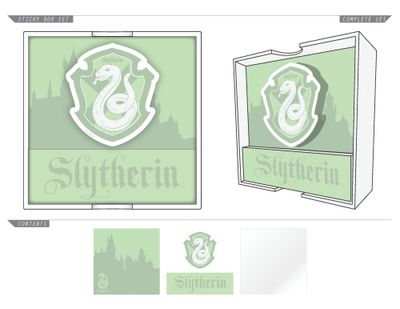 Harry Potter: Slytherin Sticky Notes 