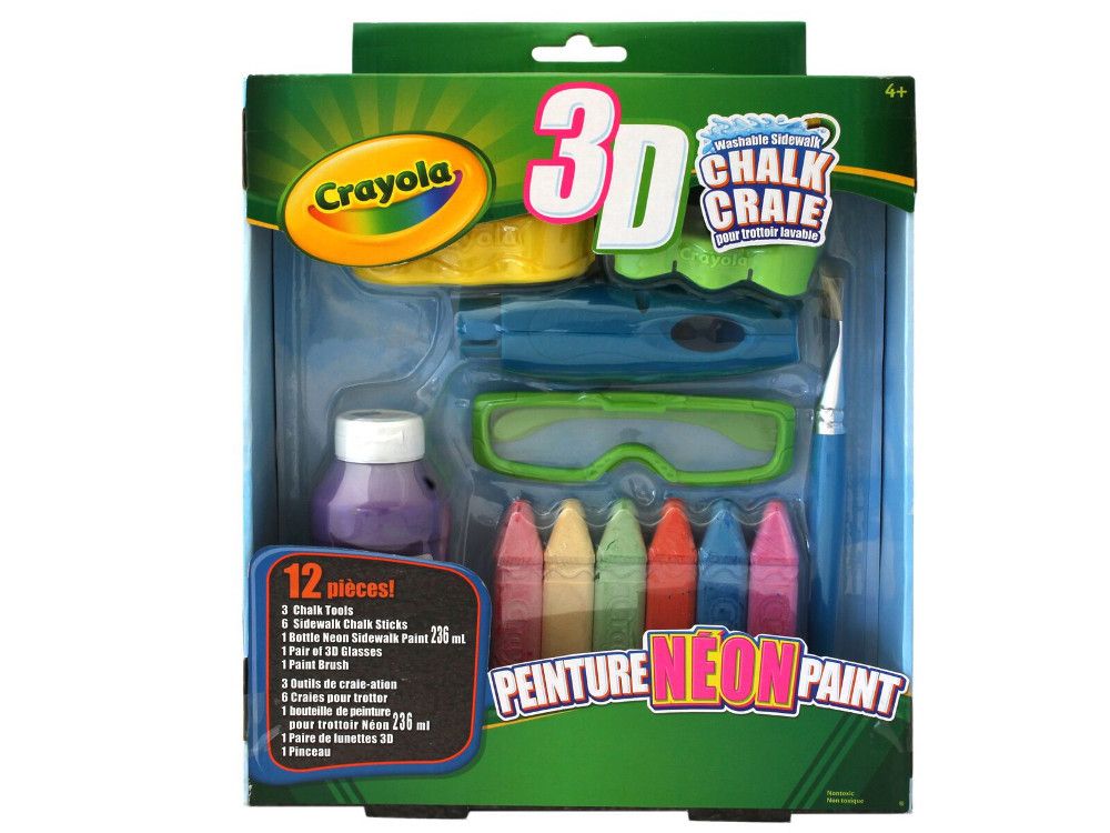 3D Neon Sidewalk Chalk 