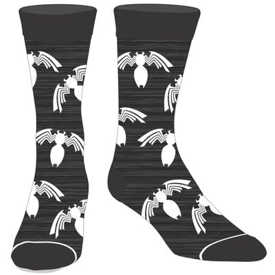 Venom Symbol Crew Socks - Black 