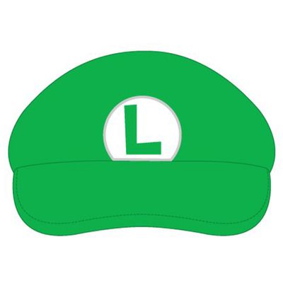 Luigi Cap - with "L" Patch 