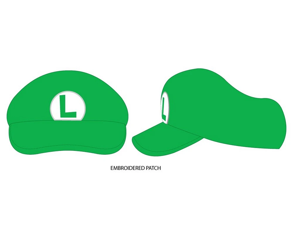 Chapeau Luigi vert Super Mario Bros 