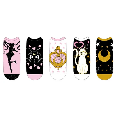 Sailor Moon Socks for Ladies - Pack of 5 