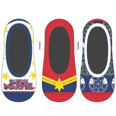 Captain Marvel: Junior Liner Sock - Pack of 3 