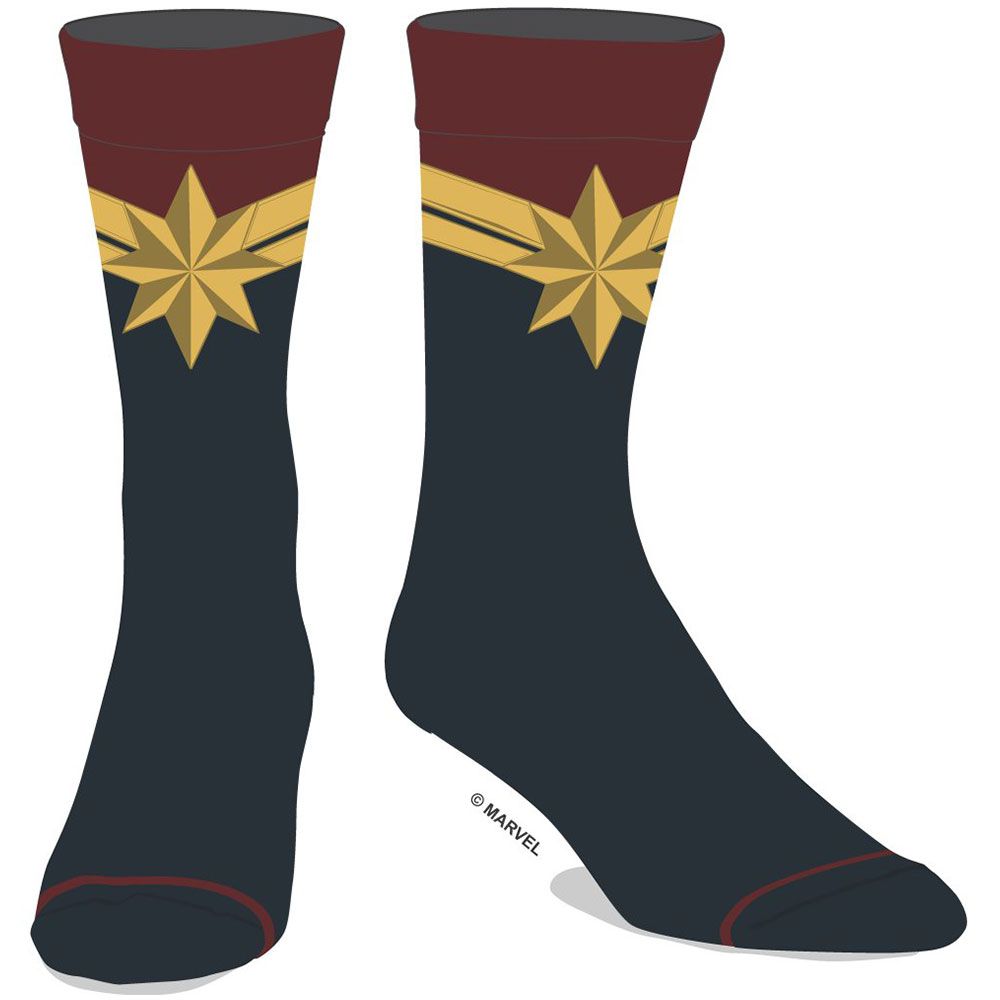 Captain Marvel Logo Knee Socks  Marvel clothes, Marvel shirt, Captain  marvel
