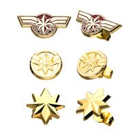 Captain Marvel Stud Earings Pack 