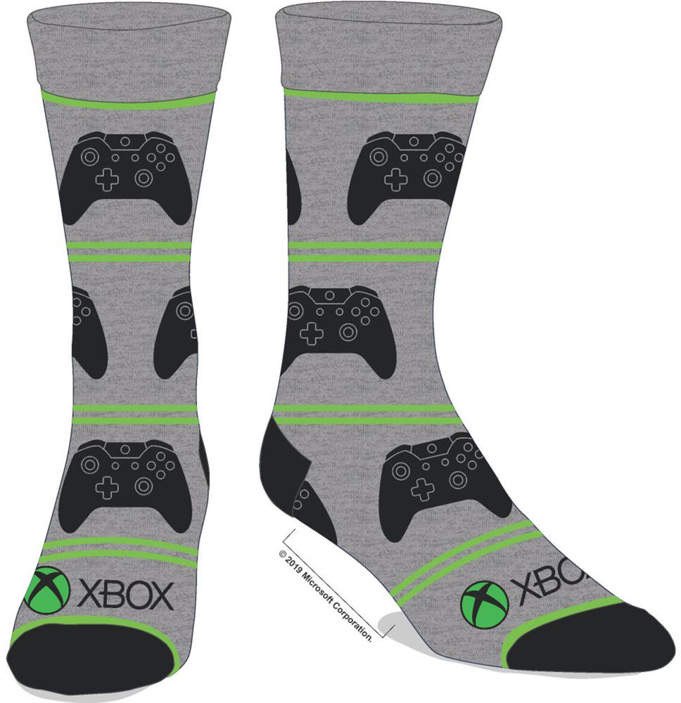 Xbox Controller Crew Socks 