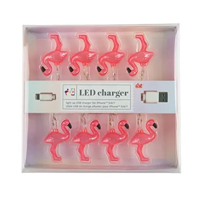  Chargeur de cordes à LED - Flamingo 