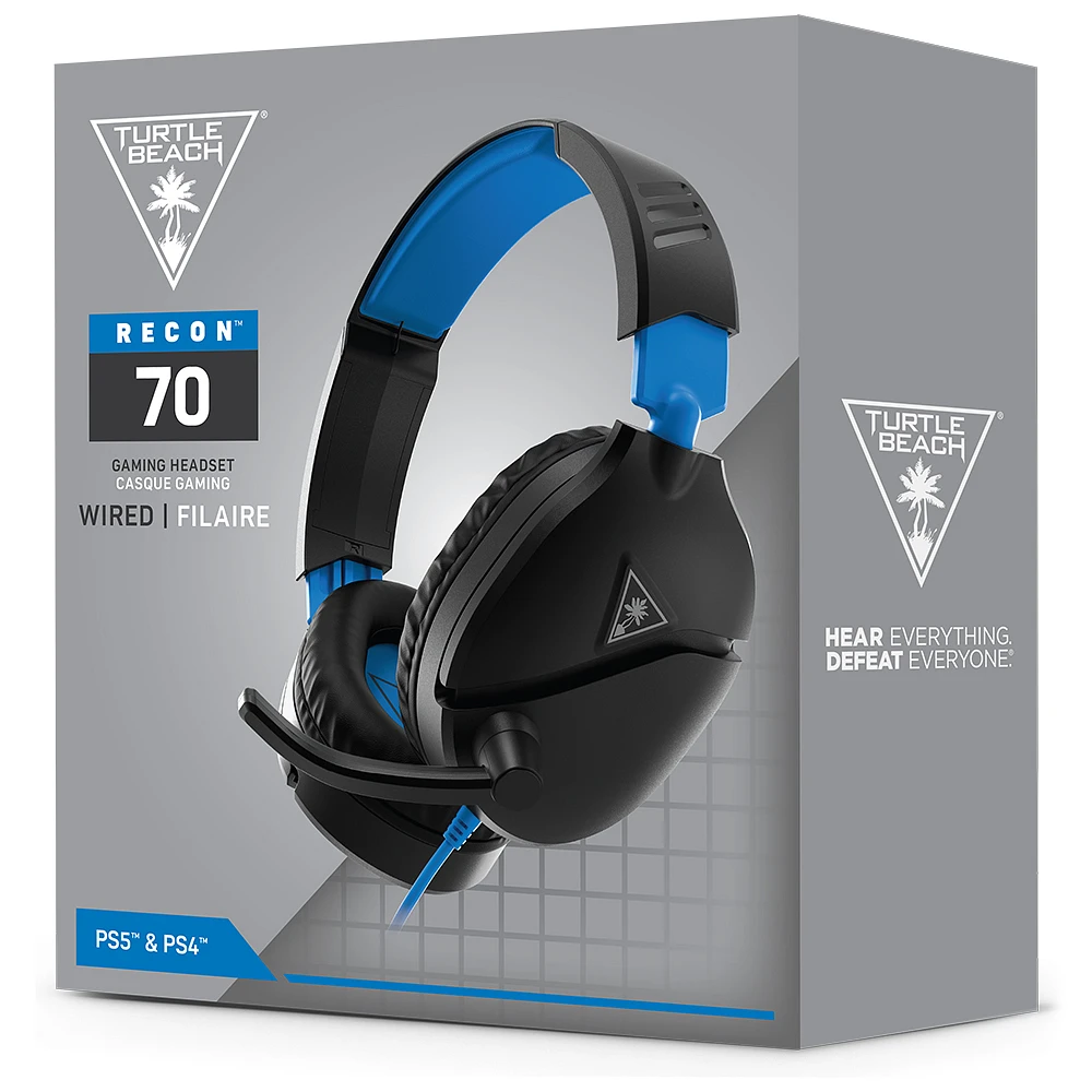 Turtle Beach Recon 70 Gaming Headset for PS4 Pro & PS4 - Black