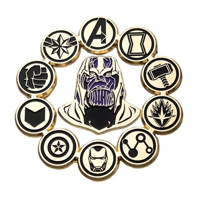 Jeu de broches Thanos et Avengers 