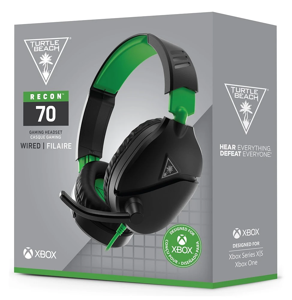 Turtle Beach® Recon 70 Gaming Headset for Xbox One and Xbox Series X|S – Black