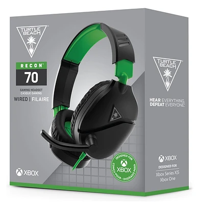 Turtle Beach® Recon 70 Gaming Headset for Xbox One and Xbox Series X|S – Black 