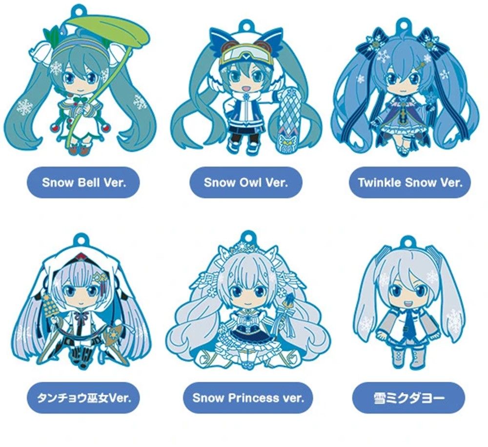 Hatsune Miku - Snow Miku Nendoroid Plus Collectible Keychains Vol. 2 (Blind) 