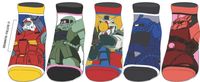 Gundam 5pk Ankle Socks 