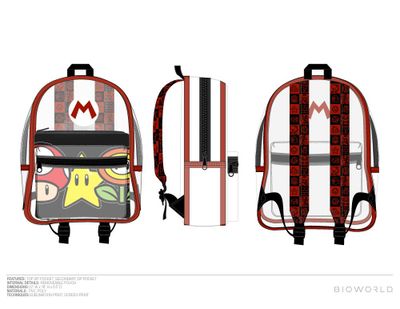 Super Mario Clear Backpack 