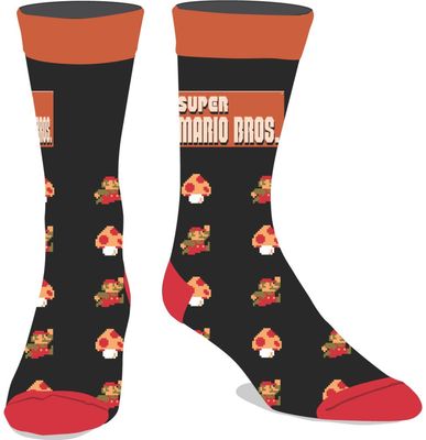 Mario Classic Logo Crew Sock 