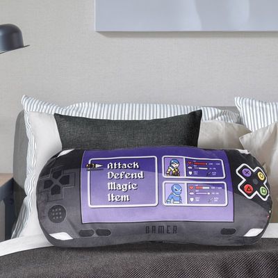 Controller Pillow - Black / Blue 