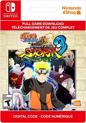 Naruto Shippuden Ultimate Ninja Storm 3 Full Burst - Numérique