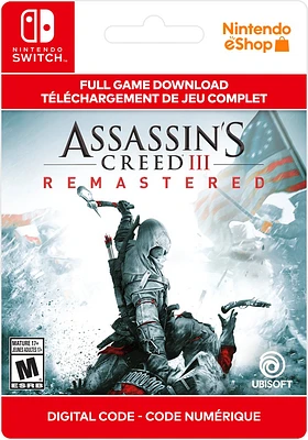 Assassin's Creed III Remastered - Numérique