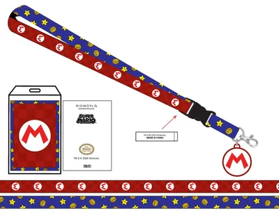 Super Mario Lanyard 