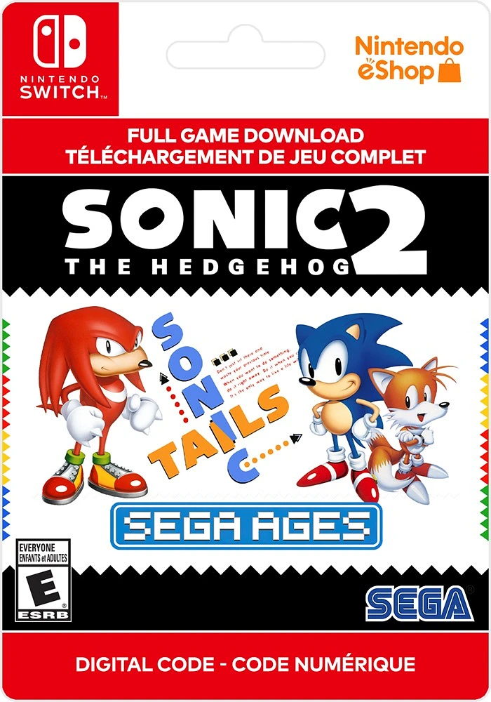 SEGA AGES Sonic The Hedgehog 2 - Numérique