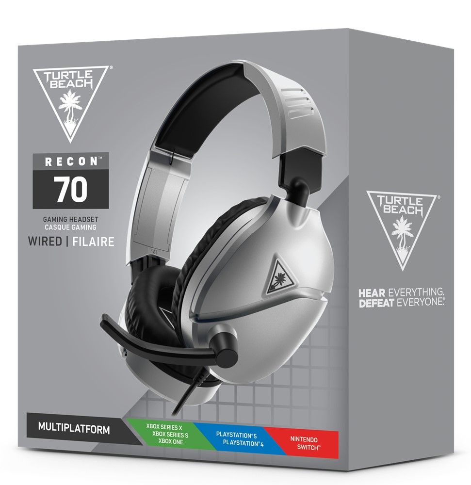 Turtle Beach® Recon 70 Silver Gaming Headset  