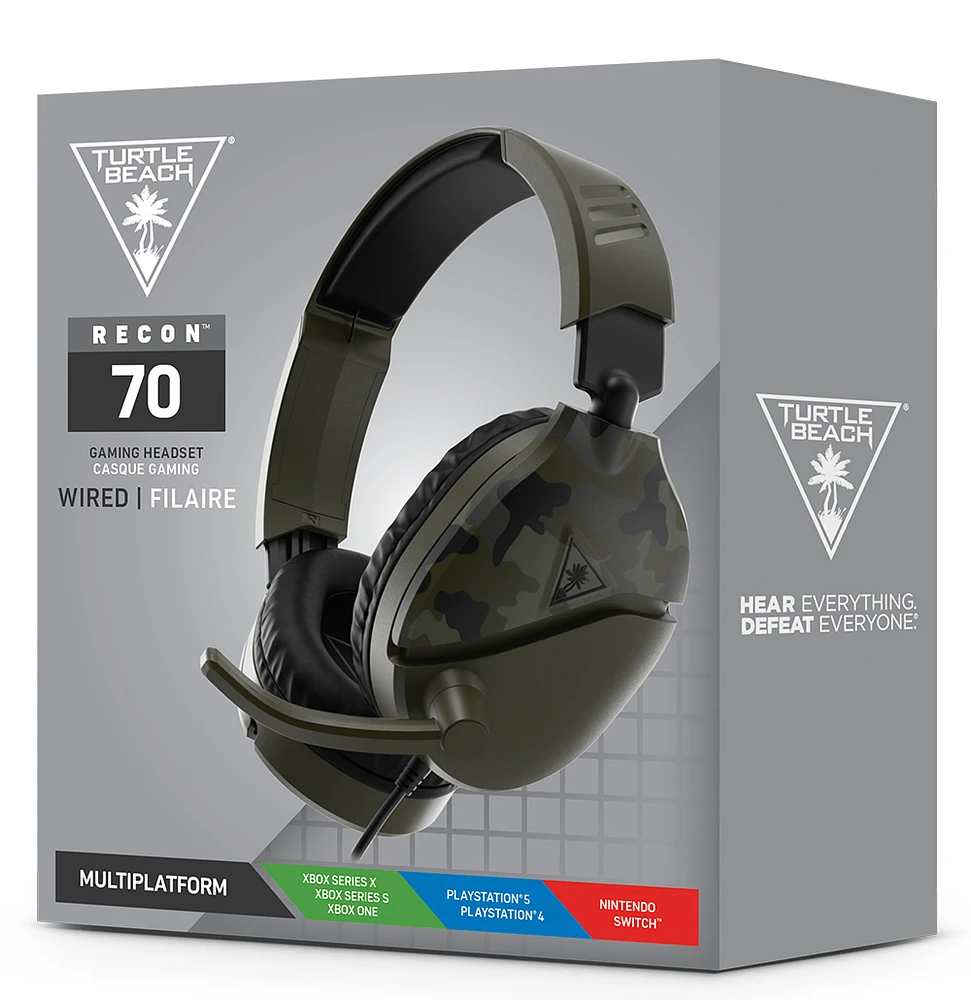Turtle Beach Recon 70 Green Camo