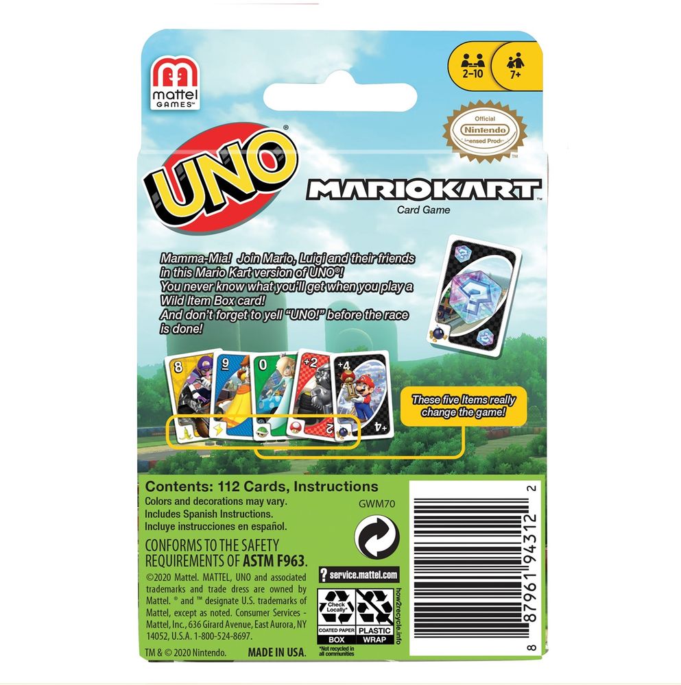 Uno Mario Kart 