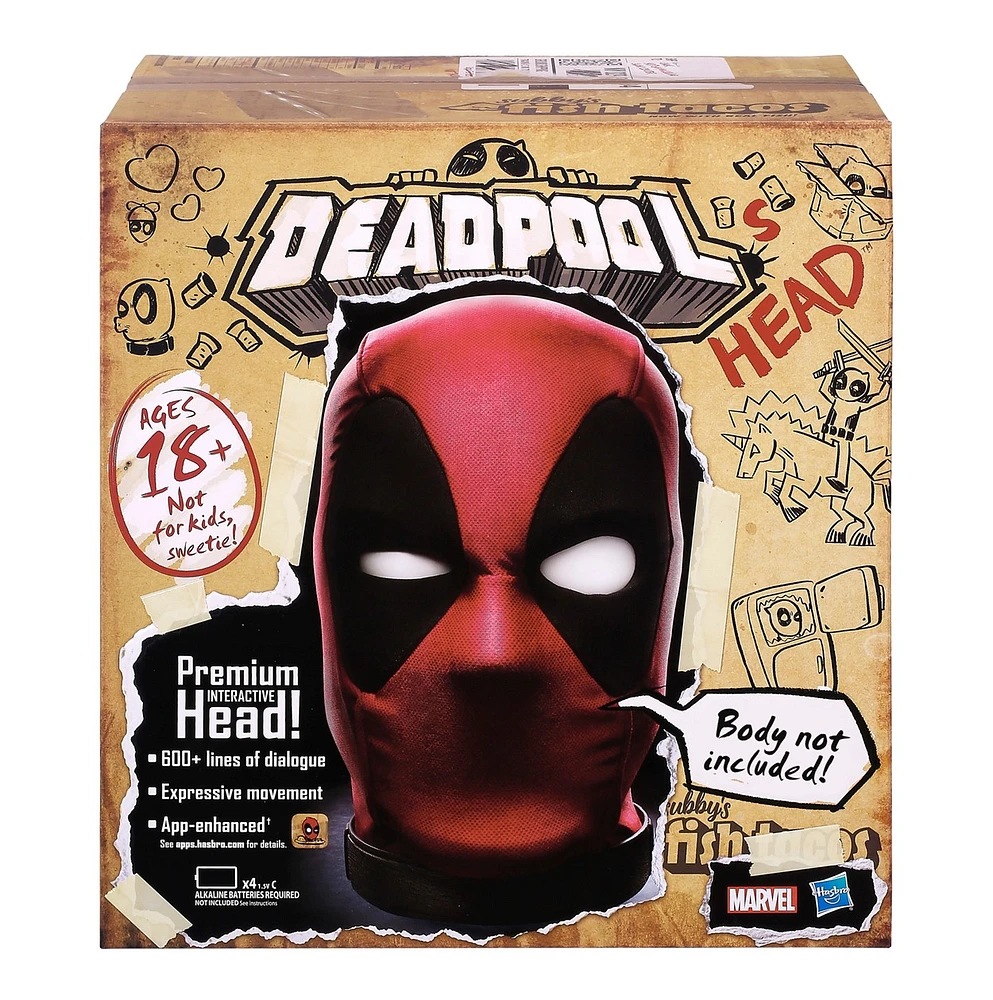 Marvel Legends Series Deadpool's Head Premium Interactive Head 