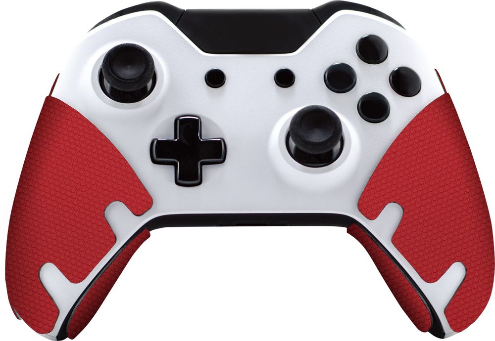 Biogenik Colourflow XB1 Controller Grips and Thumb Grips Kit Red Controller is not included