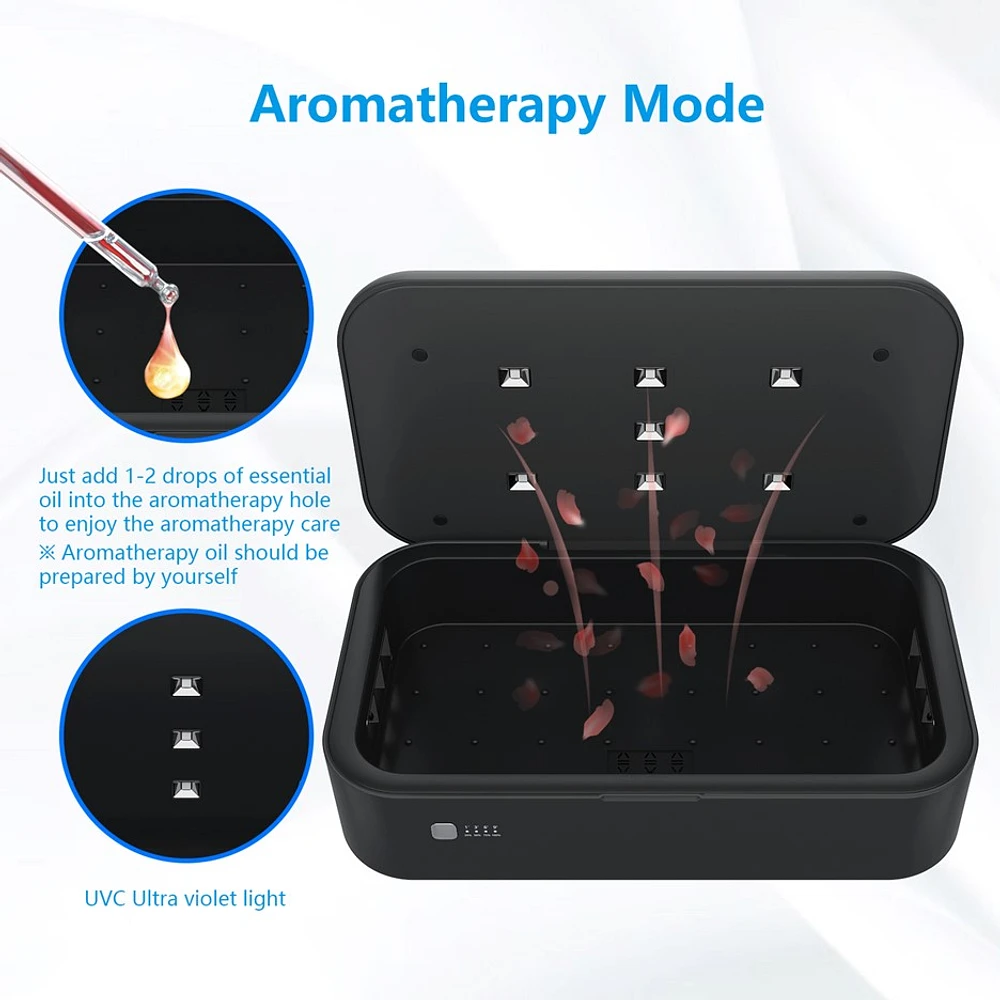 Boîte de désinfectant UV pour téléphone portable Biogenik 