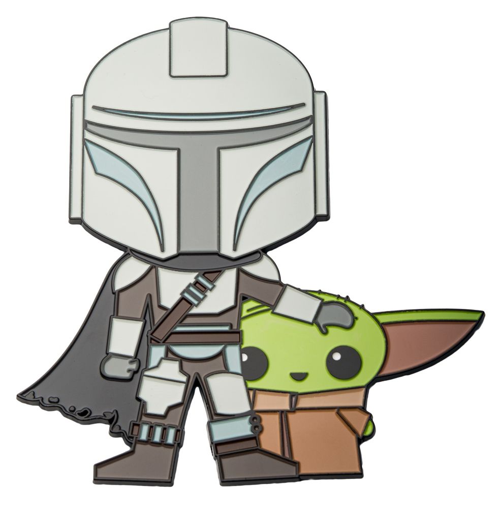Mandalorian & Baby Yoda 6-Inch Pin 