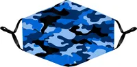 Youth Blue Camo Mask 