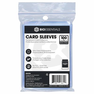 Biogenik Trading Card Protector Sleeves 100-Pack 