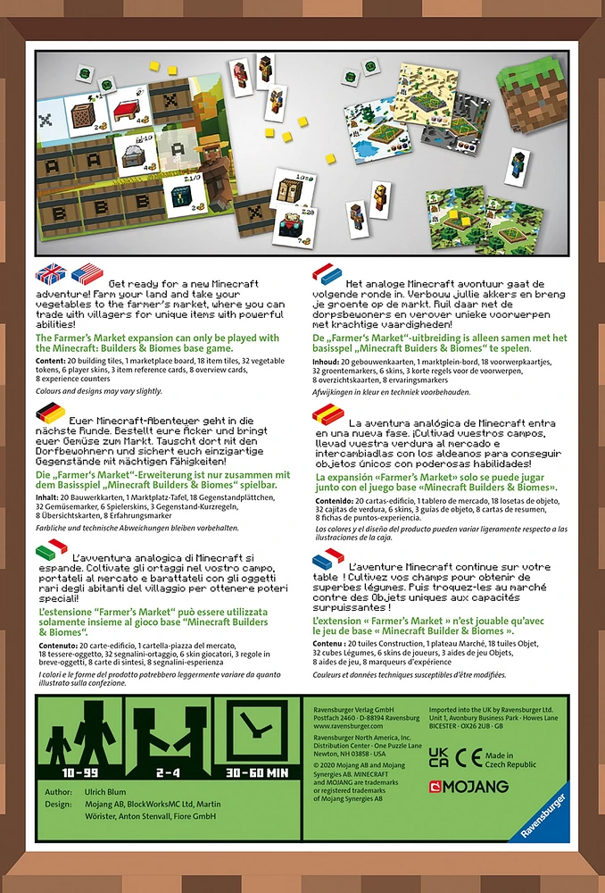 Minecraft: Builders & Biomes - Expansion du marché fermier 
