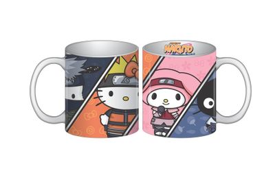 Naruto, Sanrio, Hello Kitty Mug 