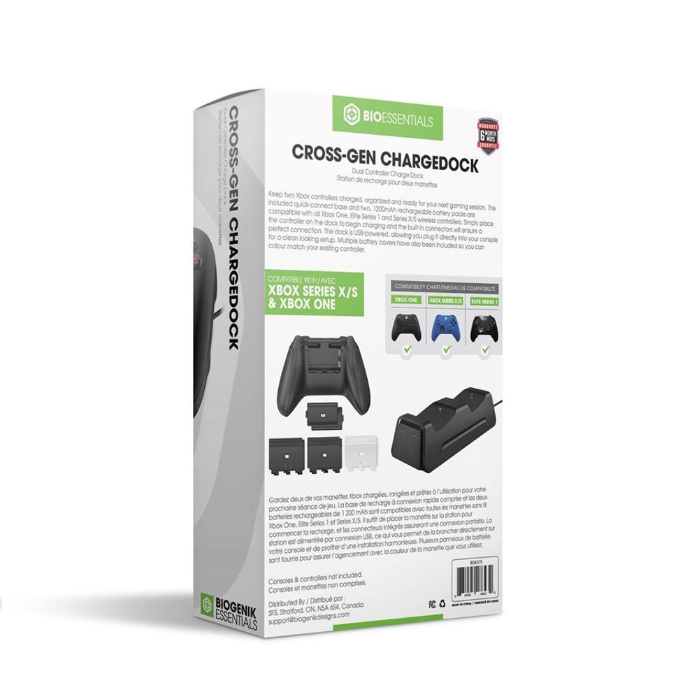 Biogenik Essentials Xbox Series X/One Dual Charge Dock 