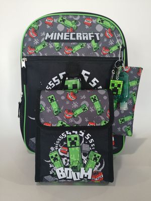 Minecraft 6pc Backpack Set 