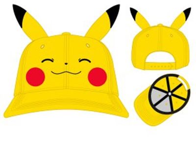 Pikachu Snapback Cosplay With Ears 